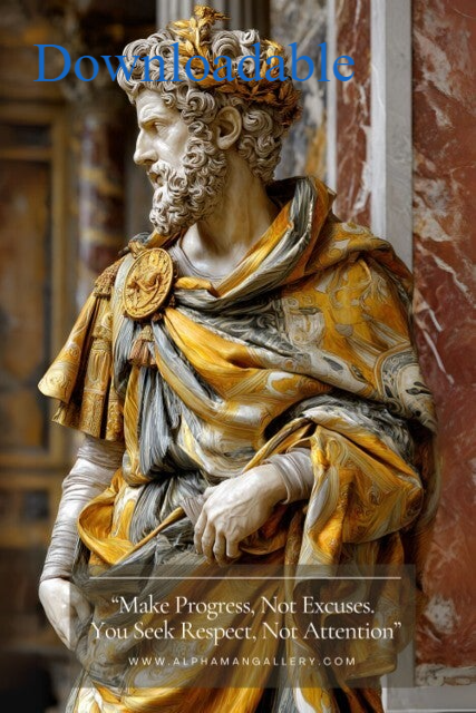 Make Progress, Not Excuses.  You Seek Respect, Not Attention