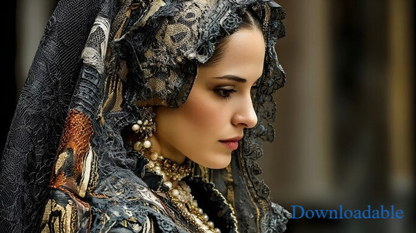 Spanish Conquistadora Horizontal Digital Downloadable Poster