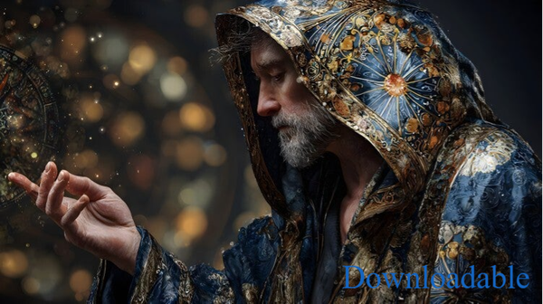 Colorful Abstract Butterfly Horizontal Downloadable Print