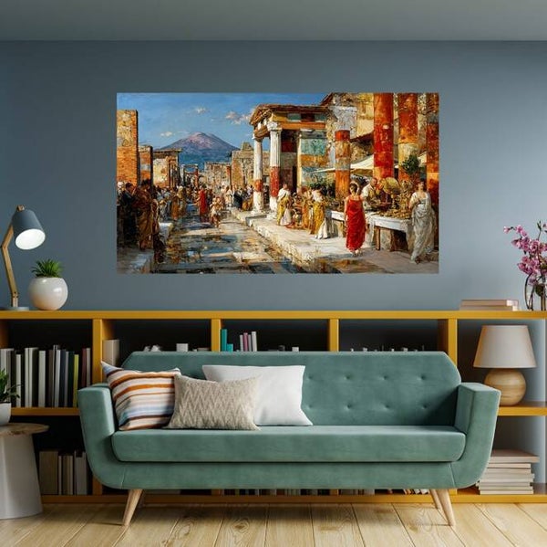Pompeii The Last Days of Roman Splendor Landscape Downloadable Print Poster