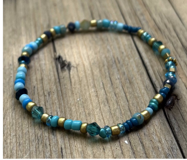Bracelet "Récif bleu"
