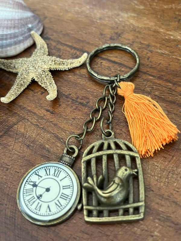 Porte-clés "cage"