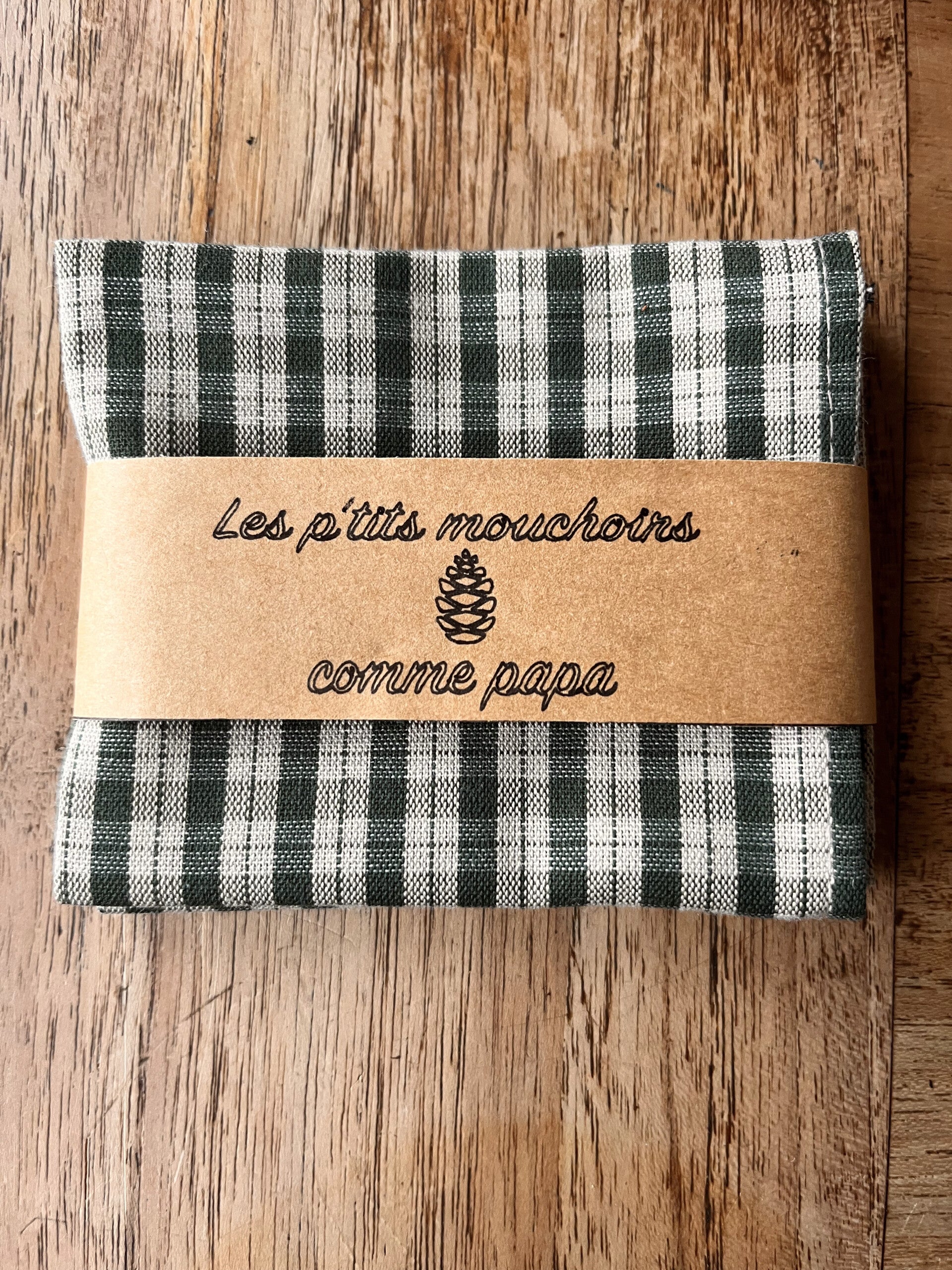 Mouchoir tissu "comme papa"