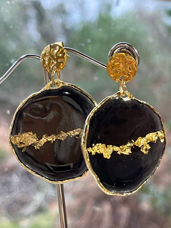 Boucles d’oreilles « miroir »