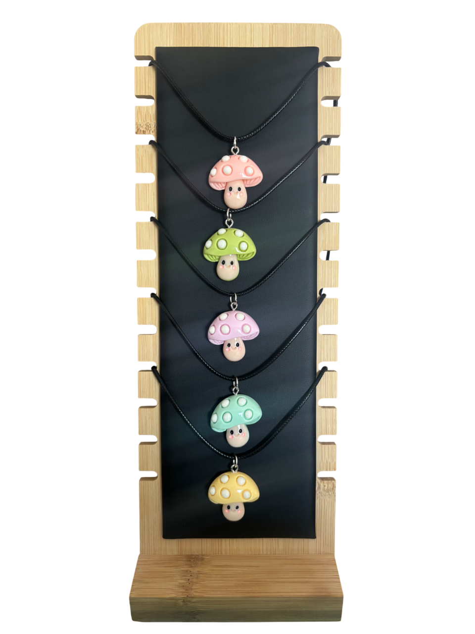 Collier cordon champignons