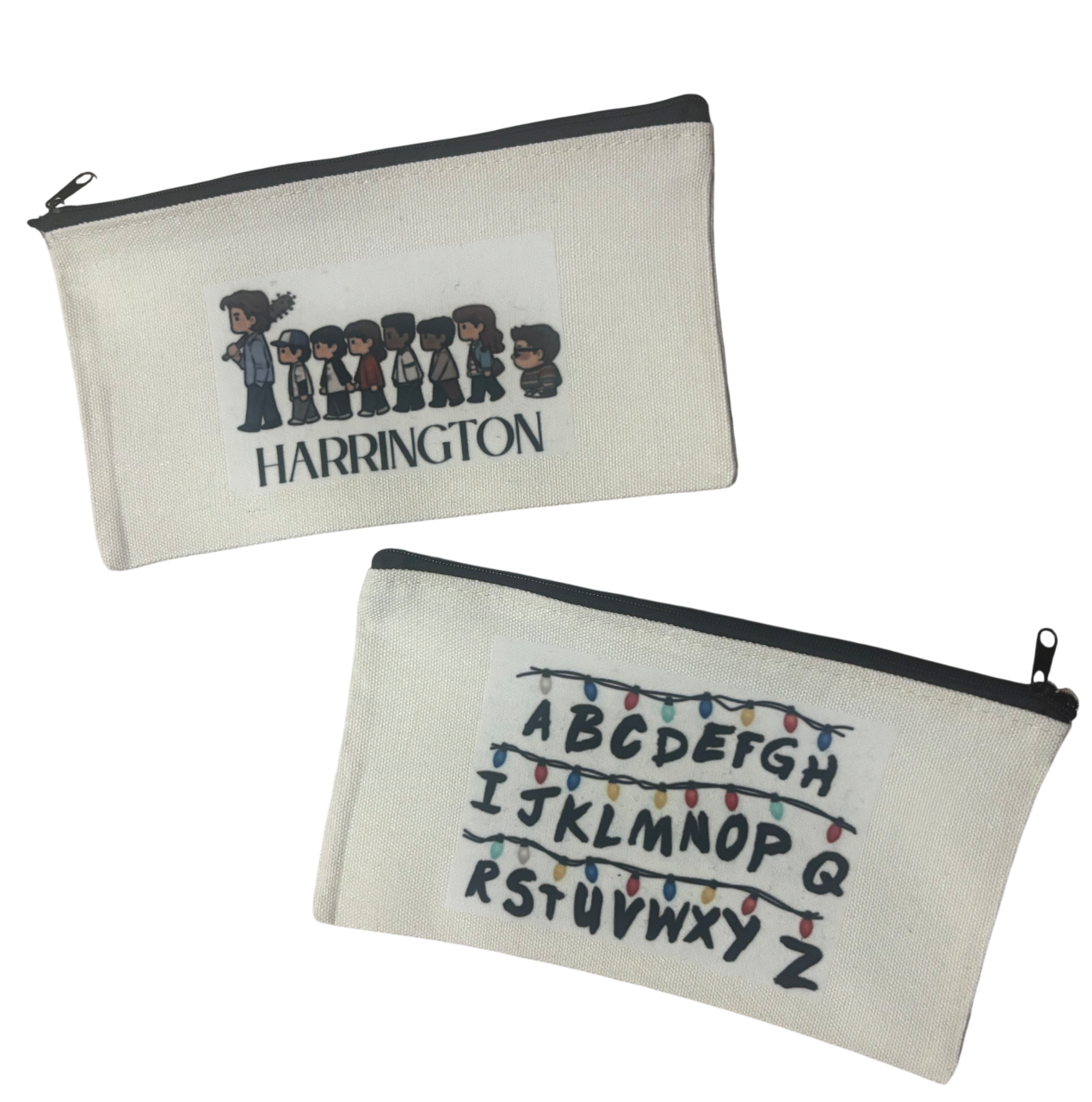 Pochette zippée plate