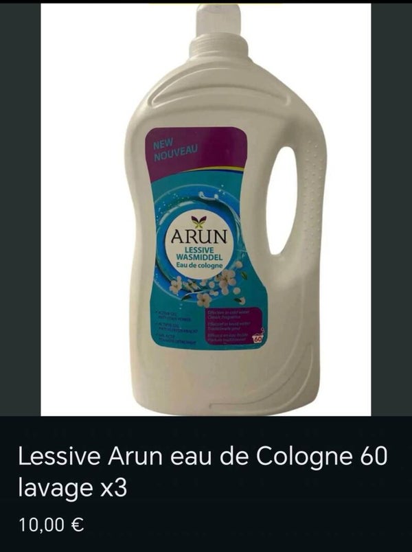 LESSIVE ARUM x3