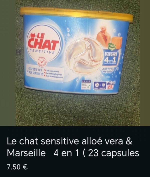 Le chat lessive 4en1