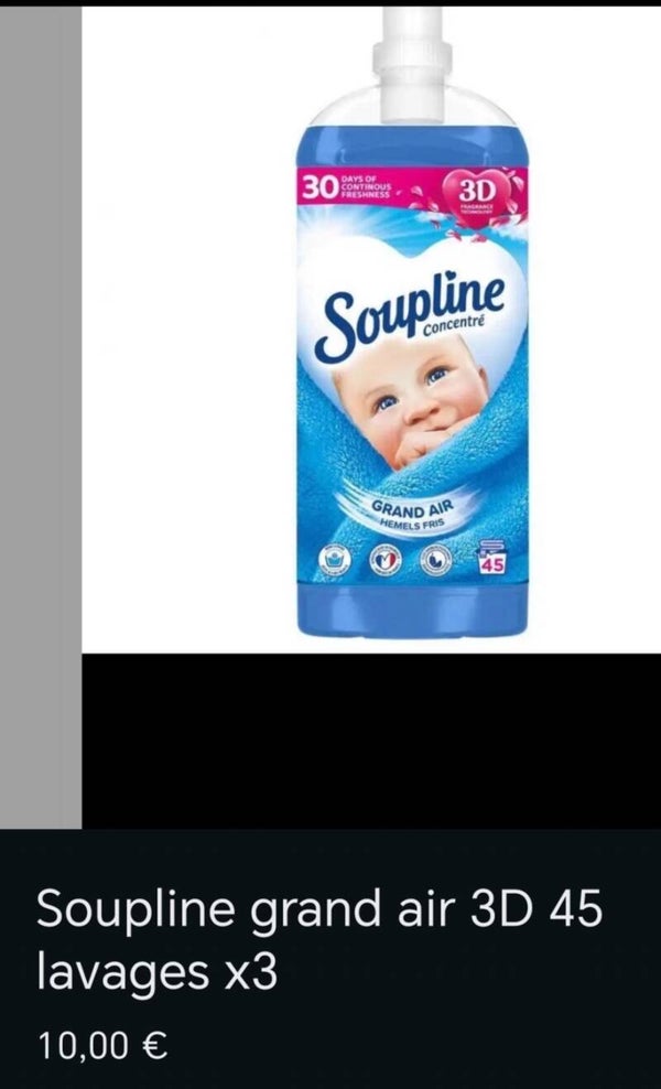 Soupline grand air x3