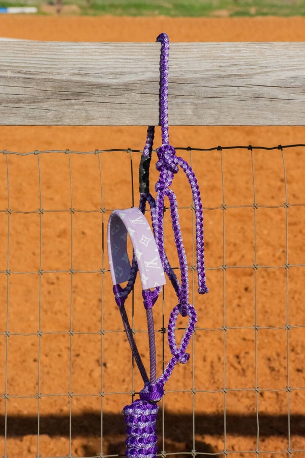 Lavender + Purple Muletape Halter