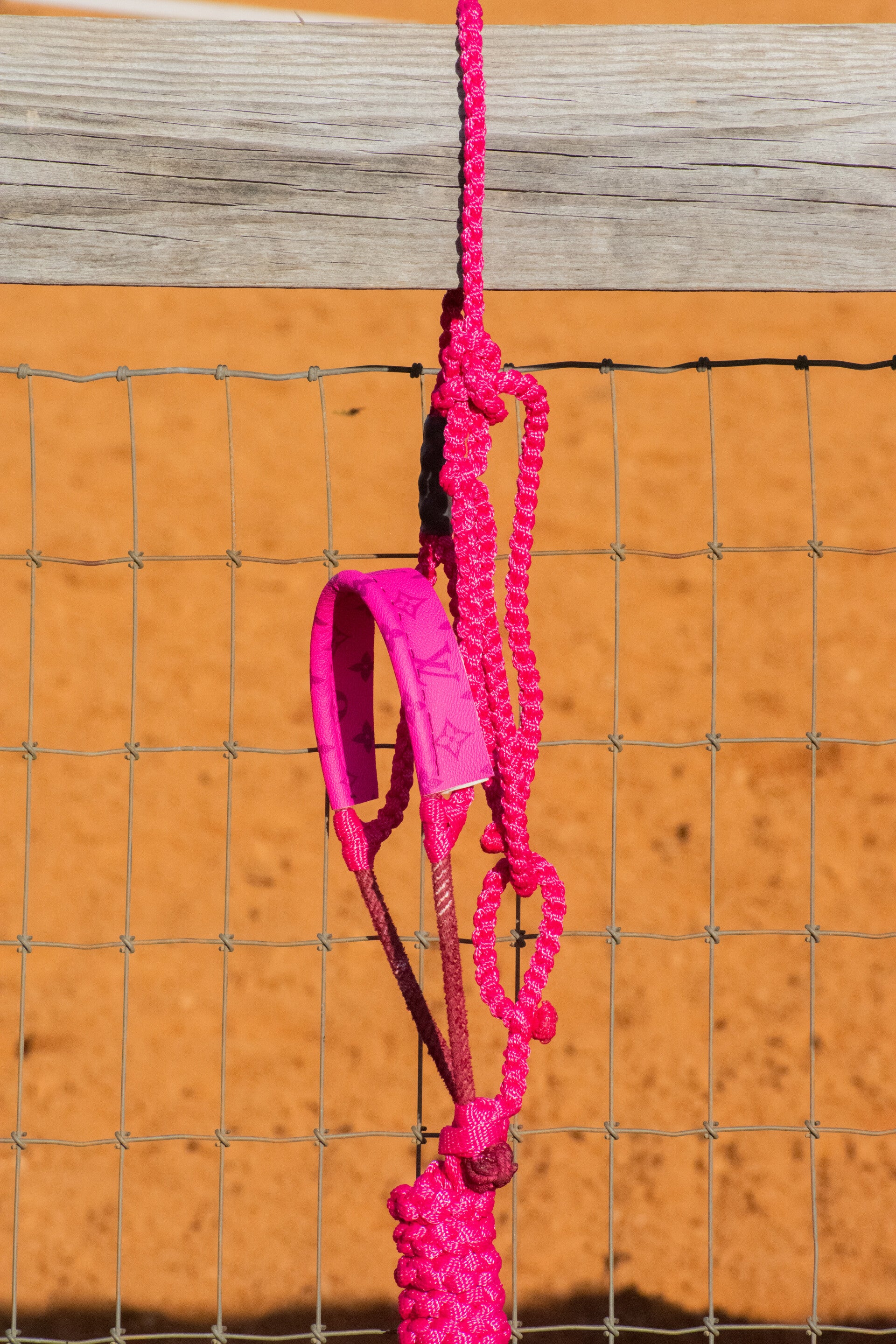 Fuschia Muletape Halter