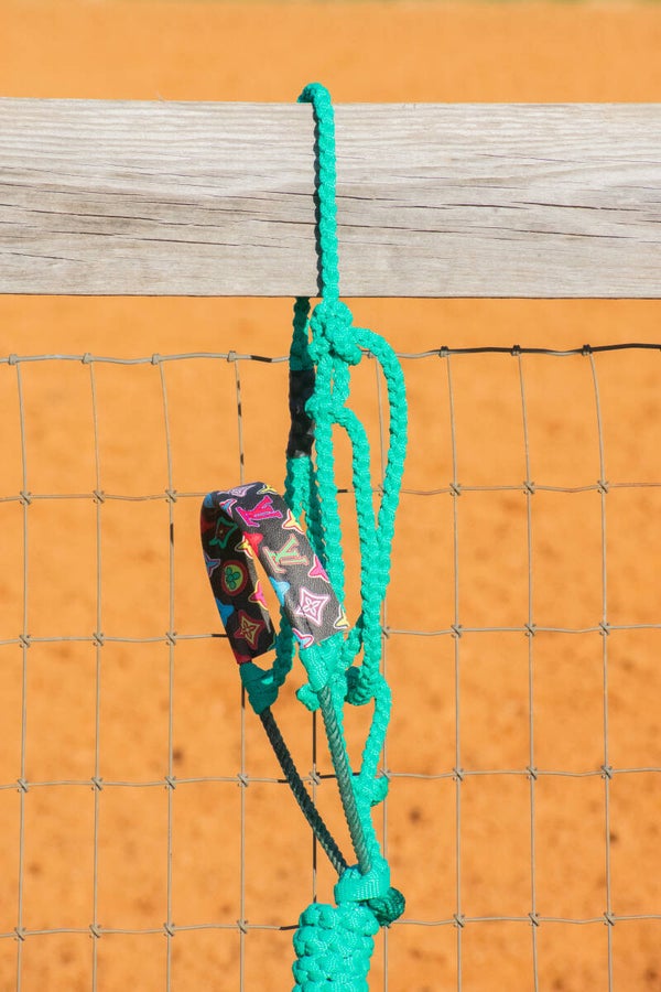 Teal Muletape Halter