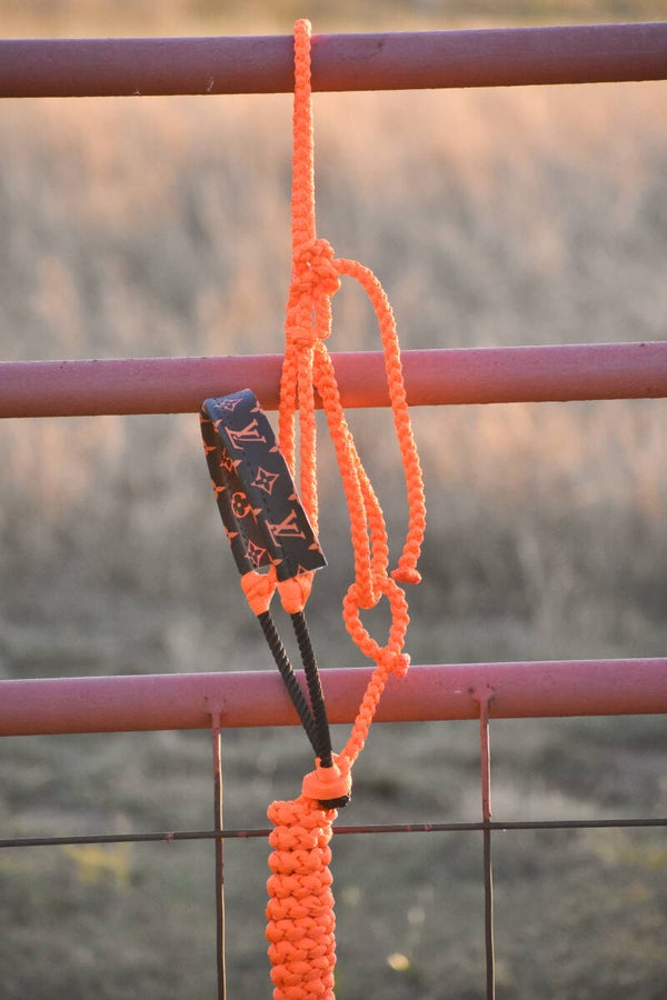Orange Muletape Halter