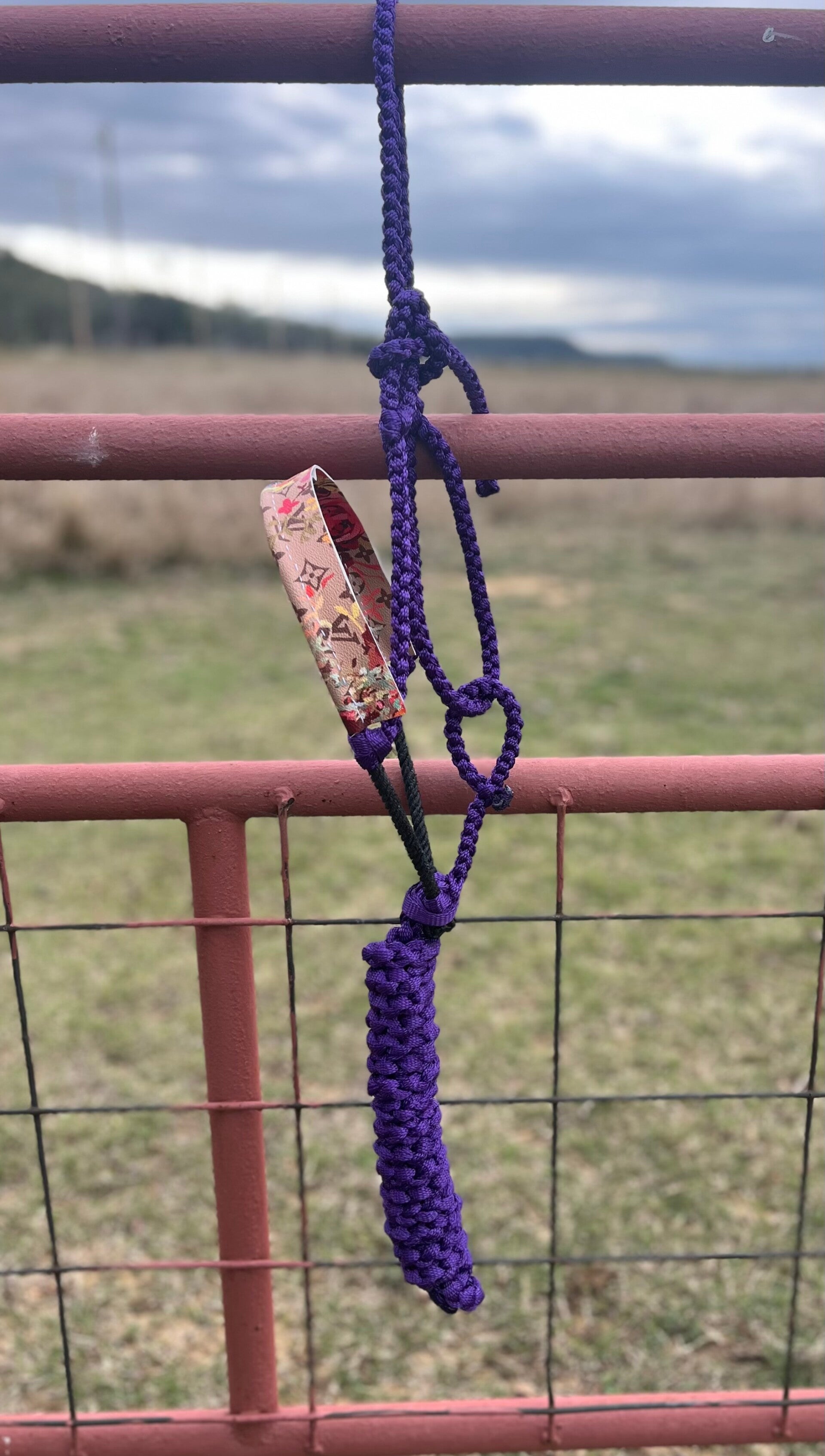 Purple Muletape Halter