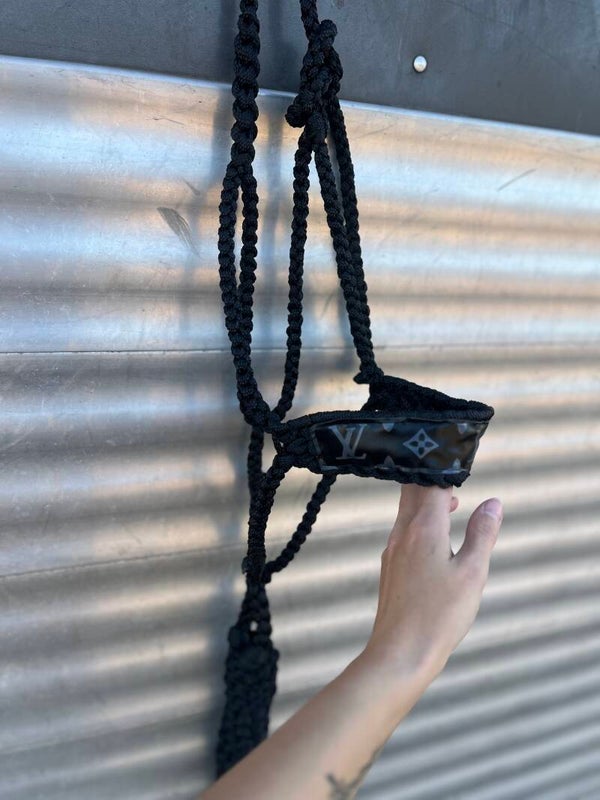 Black Flat & Leather