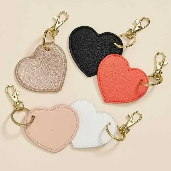 Portachiavi Cuore Personalizzato in Similpelle