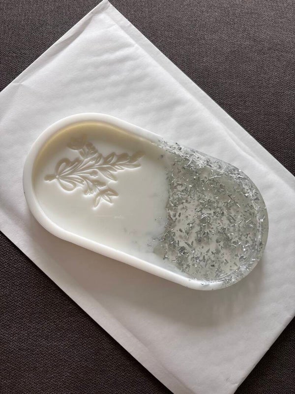 porte savon ovale ( duo et unité )