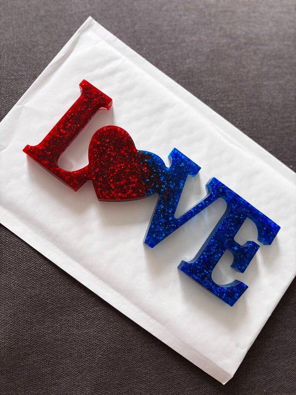 décoration à poser love