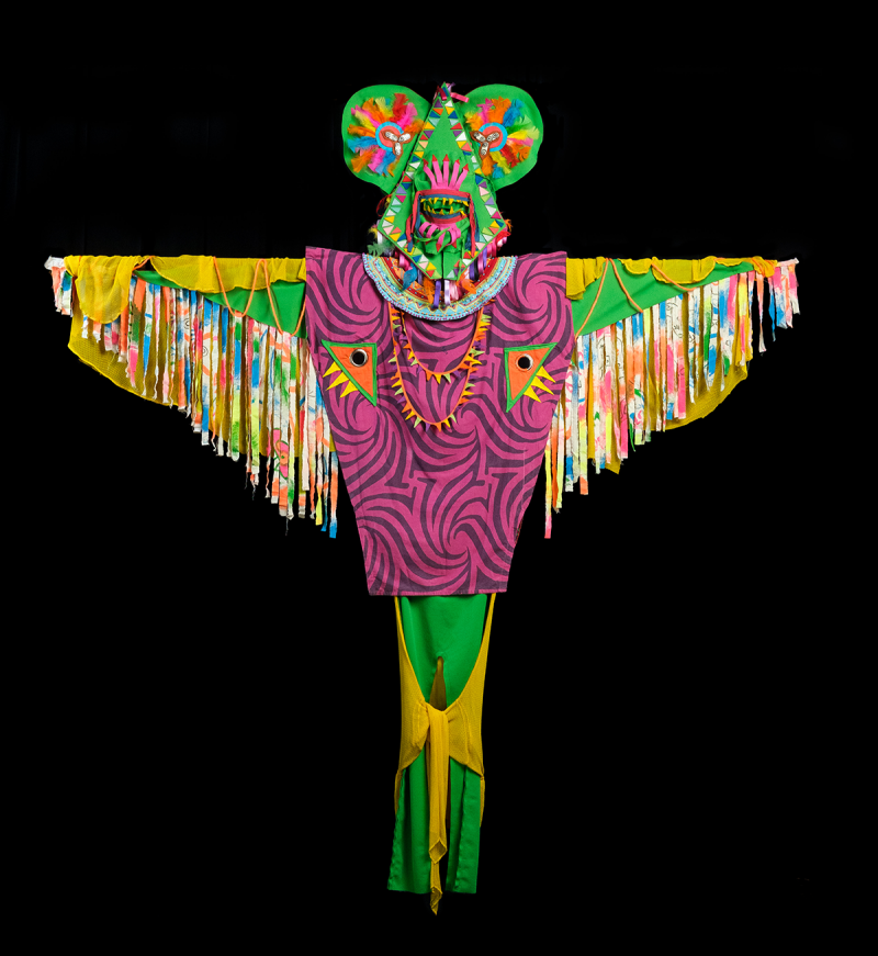 Colorful Textile Totem 