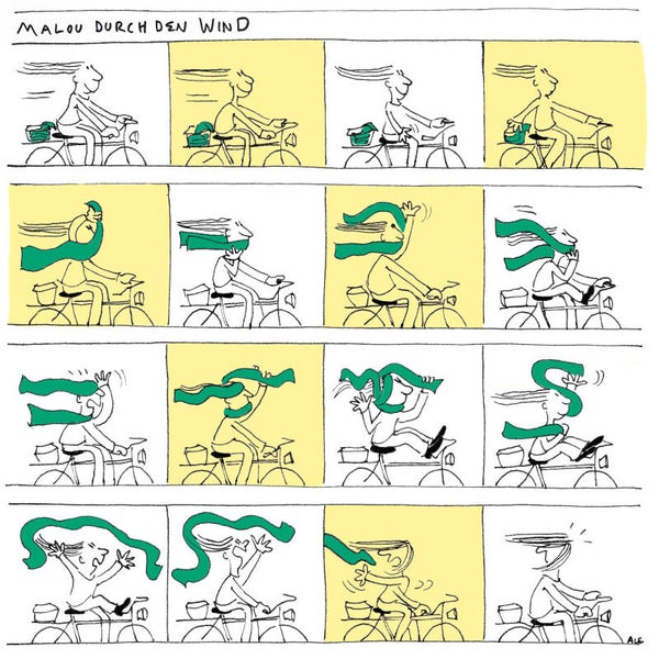 Malou durch den Wind