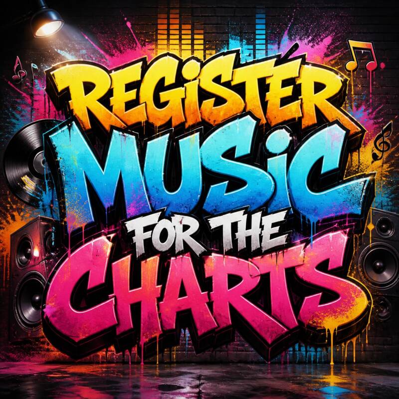 Register music for the charts