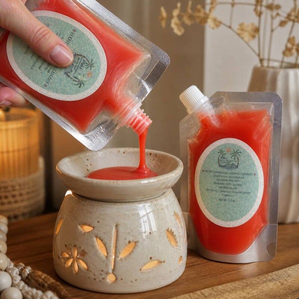 Berry Cinnamon Caramel Crumble Squeezable Wax Melt Pouch