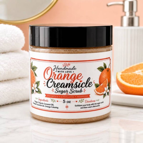 Orange Creamsicle Sugar Scrub