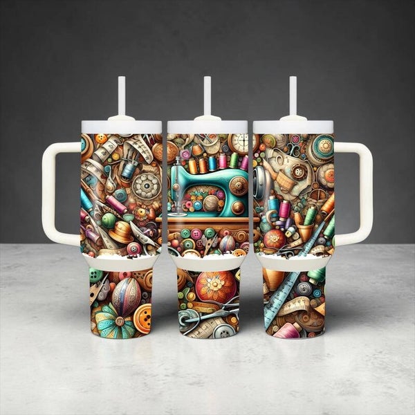 Sewing Machine Craft Lover 40 oz Tumbler