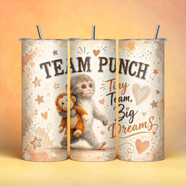 Team Punch Monkey 20 oz Tumbler