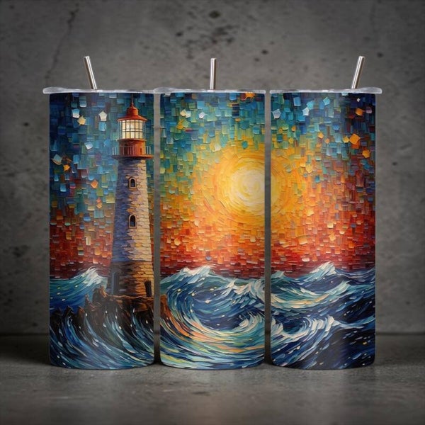 Lighthouse Ocean 20 oz Tumbler