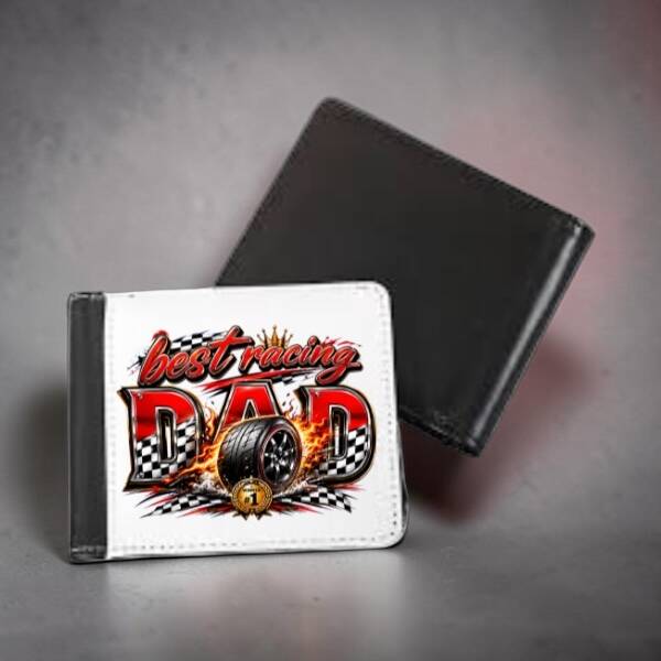 Best Racing Dad Wallet – Custom Gift for Father