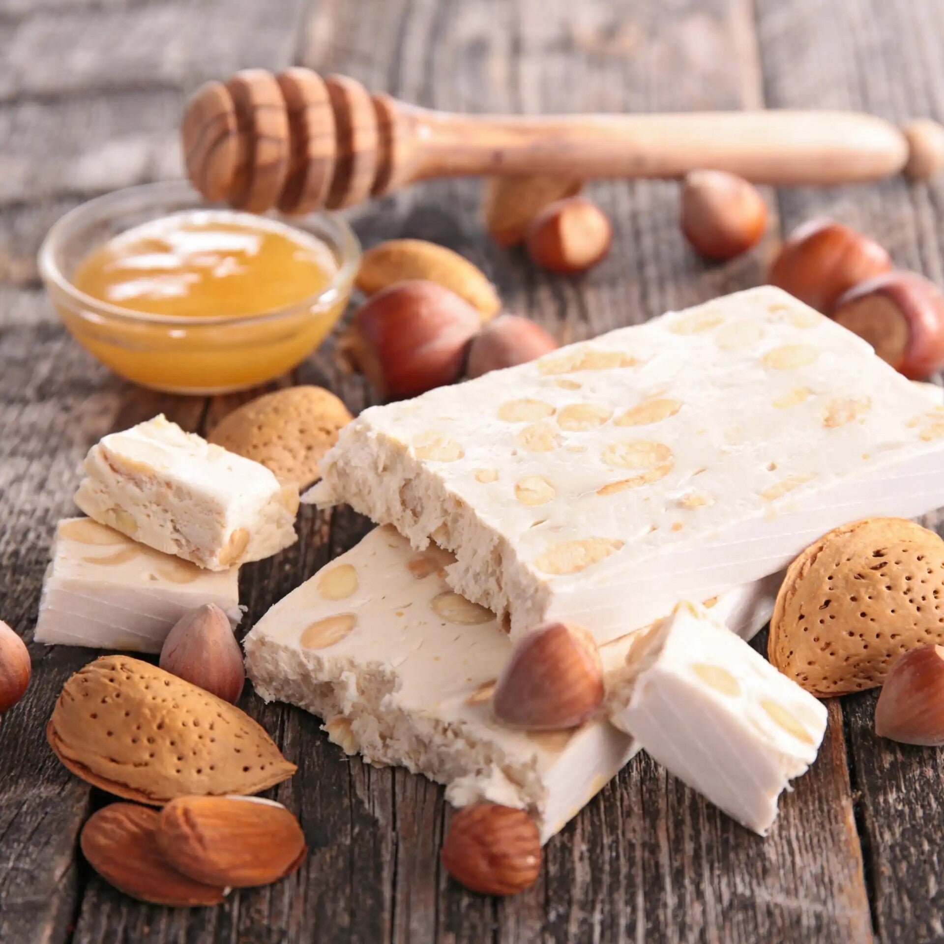 Fondant nougat blanc