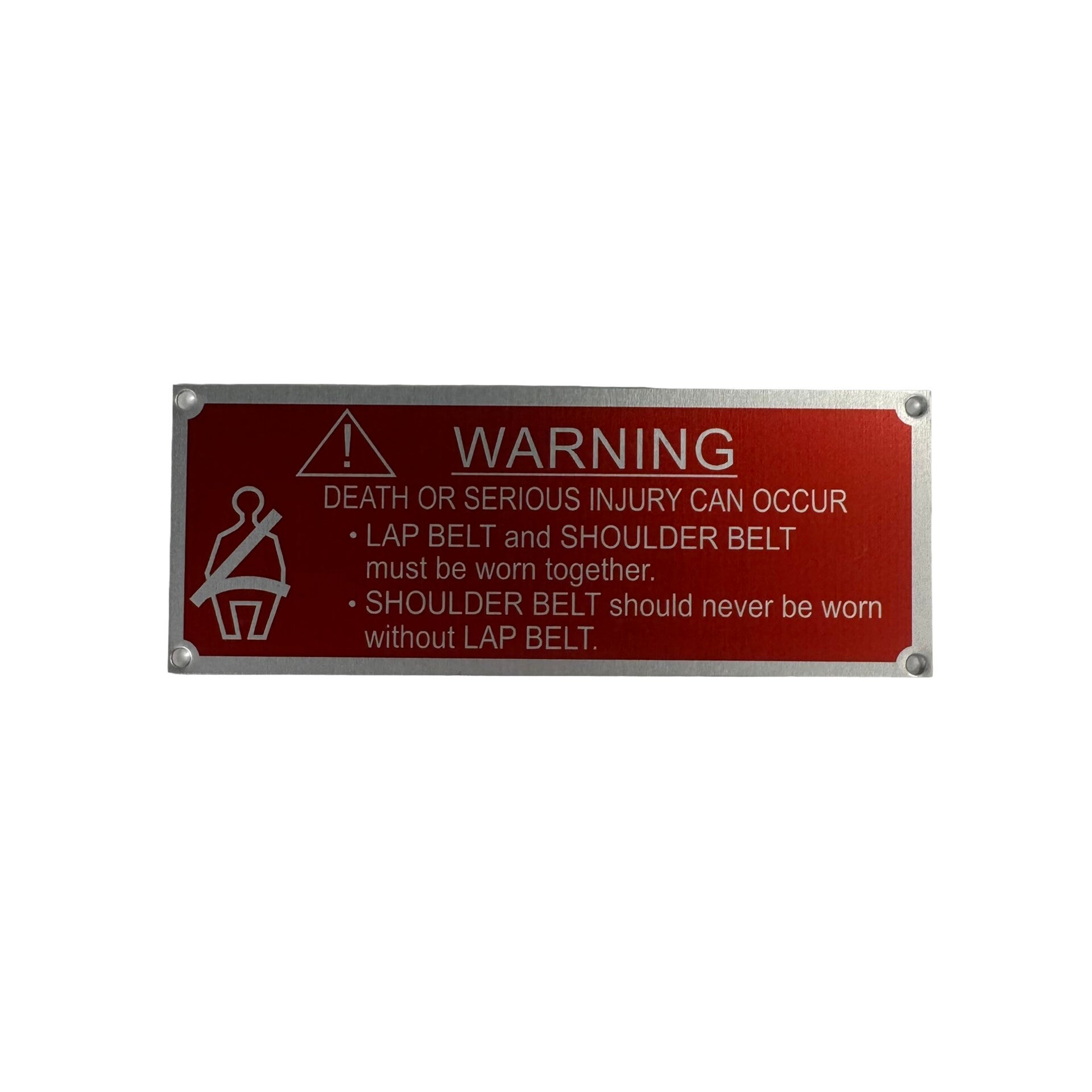 Warning Lap / Shoulder Belt