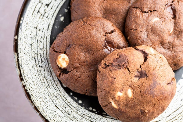 triple chocolate koek