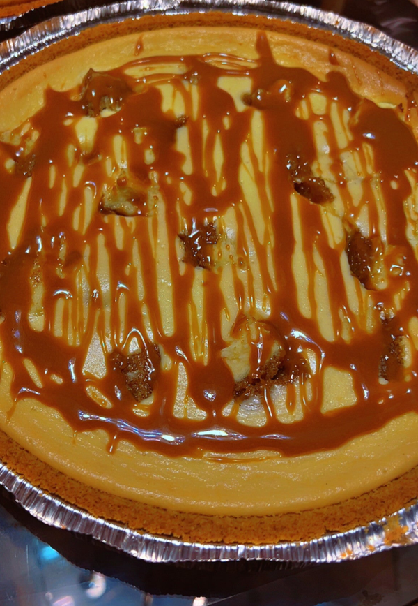 Salted caramel cheesecake