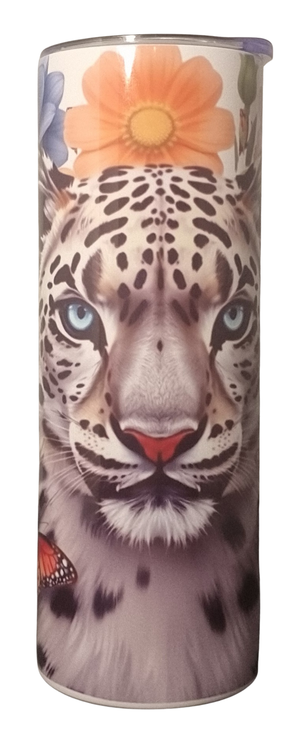 20oz White Leopard