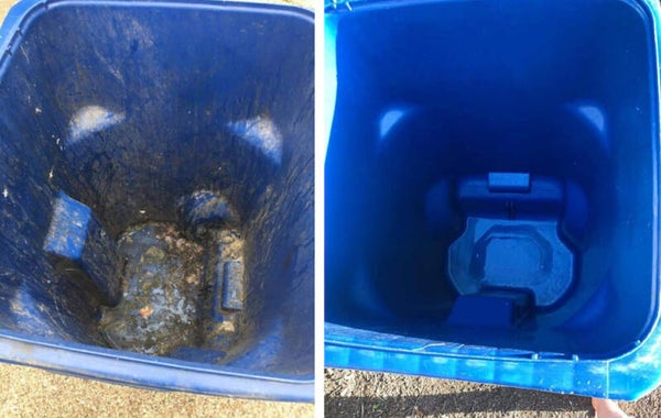 trash can cleaning