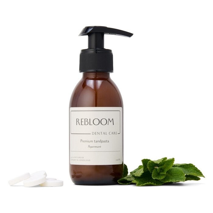Flesje premium tandpasta - Pepermunt - 120ml / 2 tubes