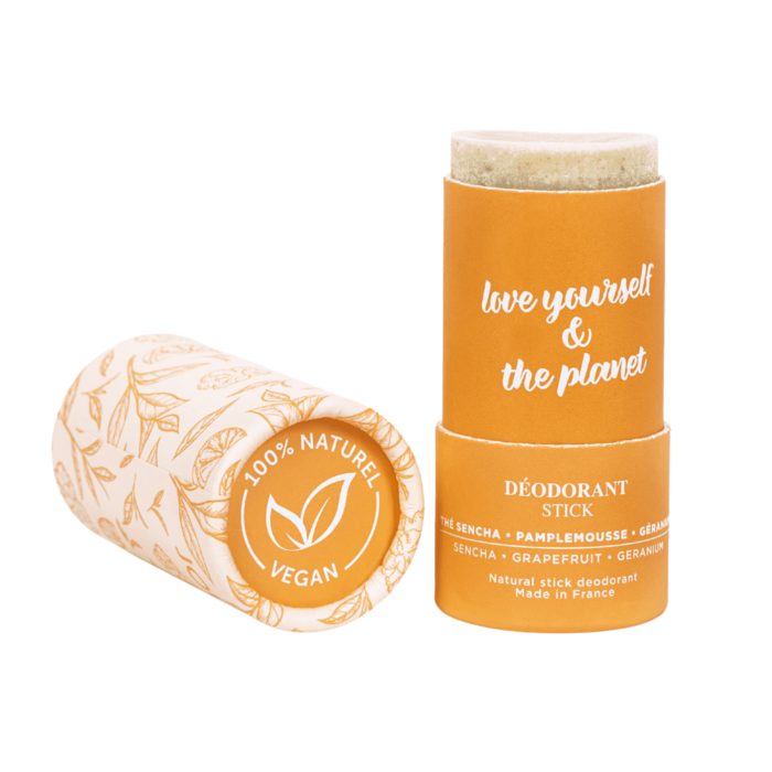 Deodorant ''Sencha Thee + Grapefruit + Geranium'' - 100% natuurlijk