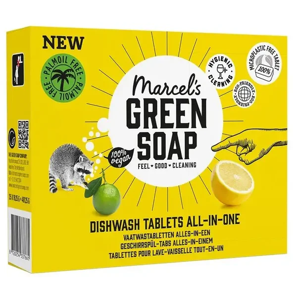 Marcel's Green Soap Vaatwastabletten all-in-one (25 stuks)