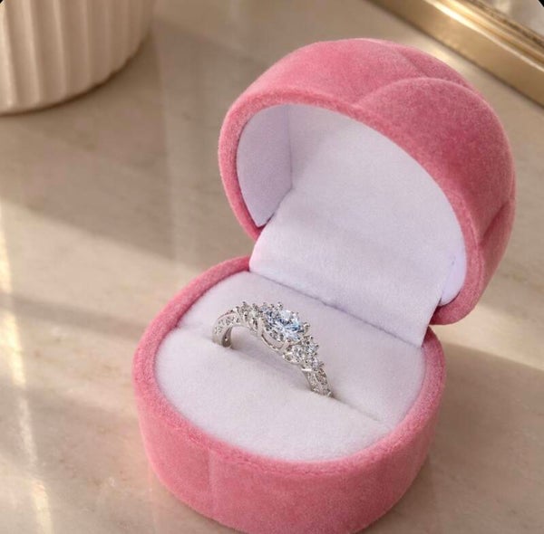 Bague argent 316 avec zircone