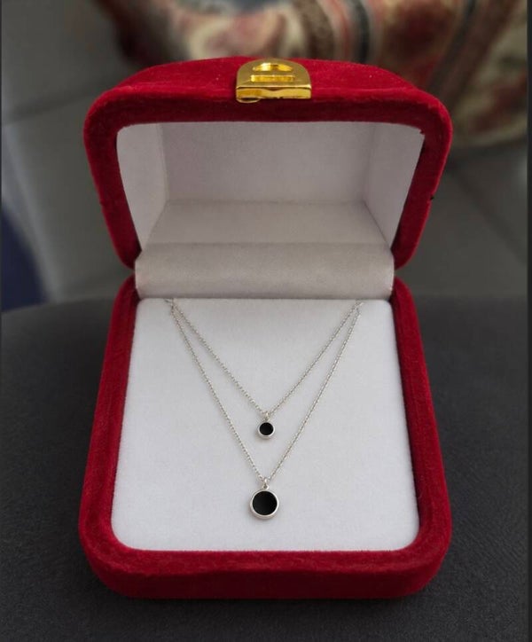 Collier argent