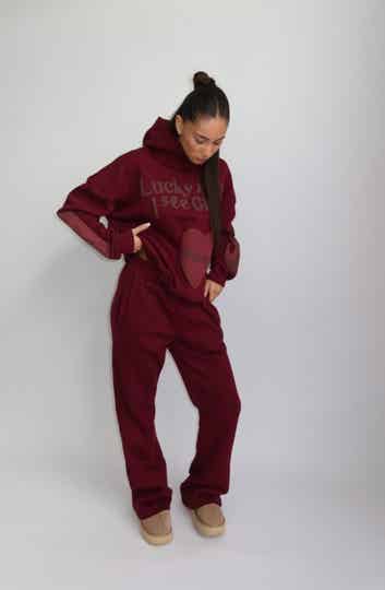 AW25 LUCKY ME TRACKSUIT – BORDEAUX