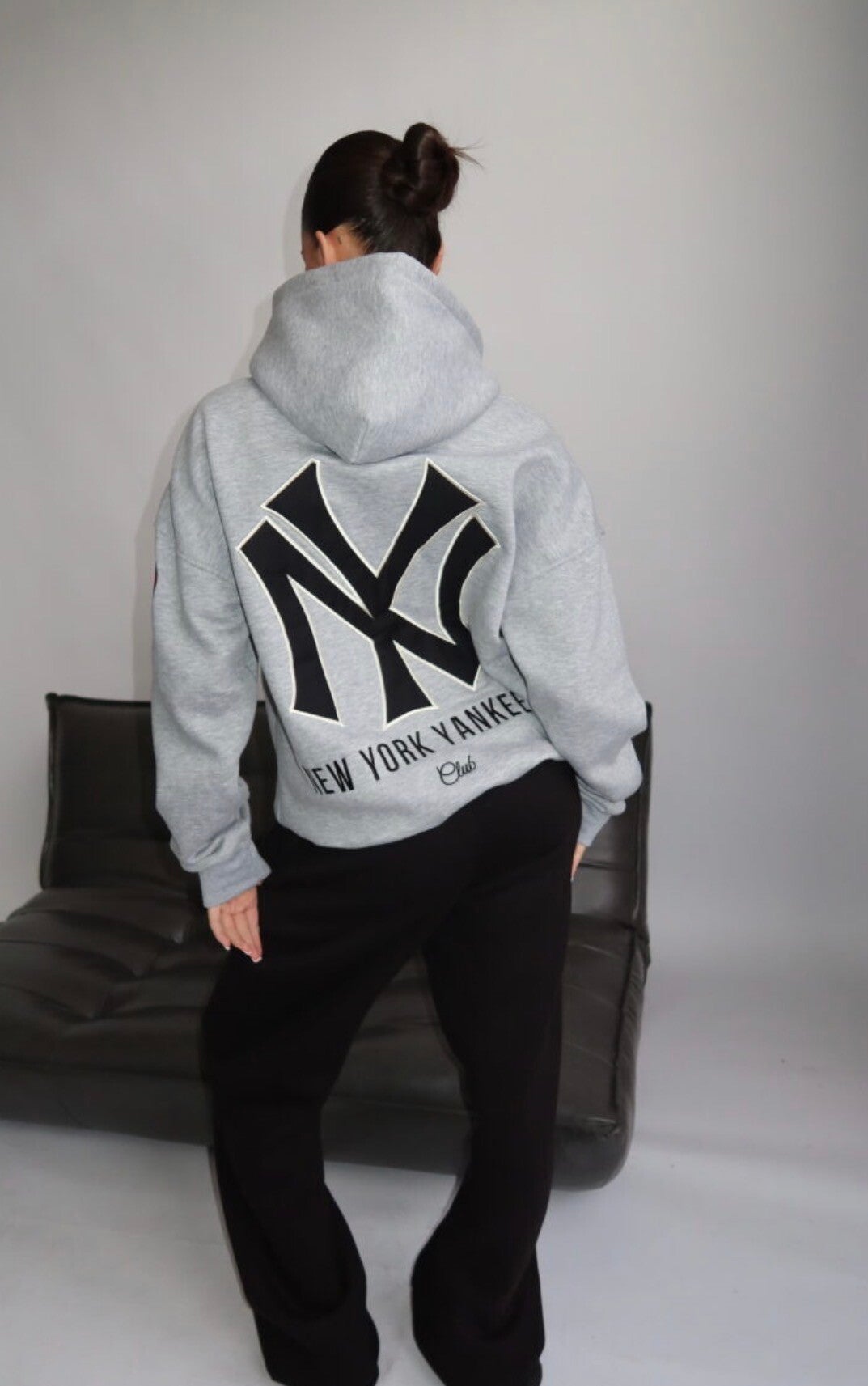 AW25 – YANKEES HOODIE – MELANGE GRAY