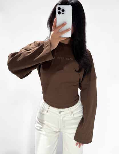 REDEFINED SNATCH LONG SLEEVE BROWN