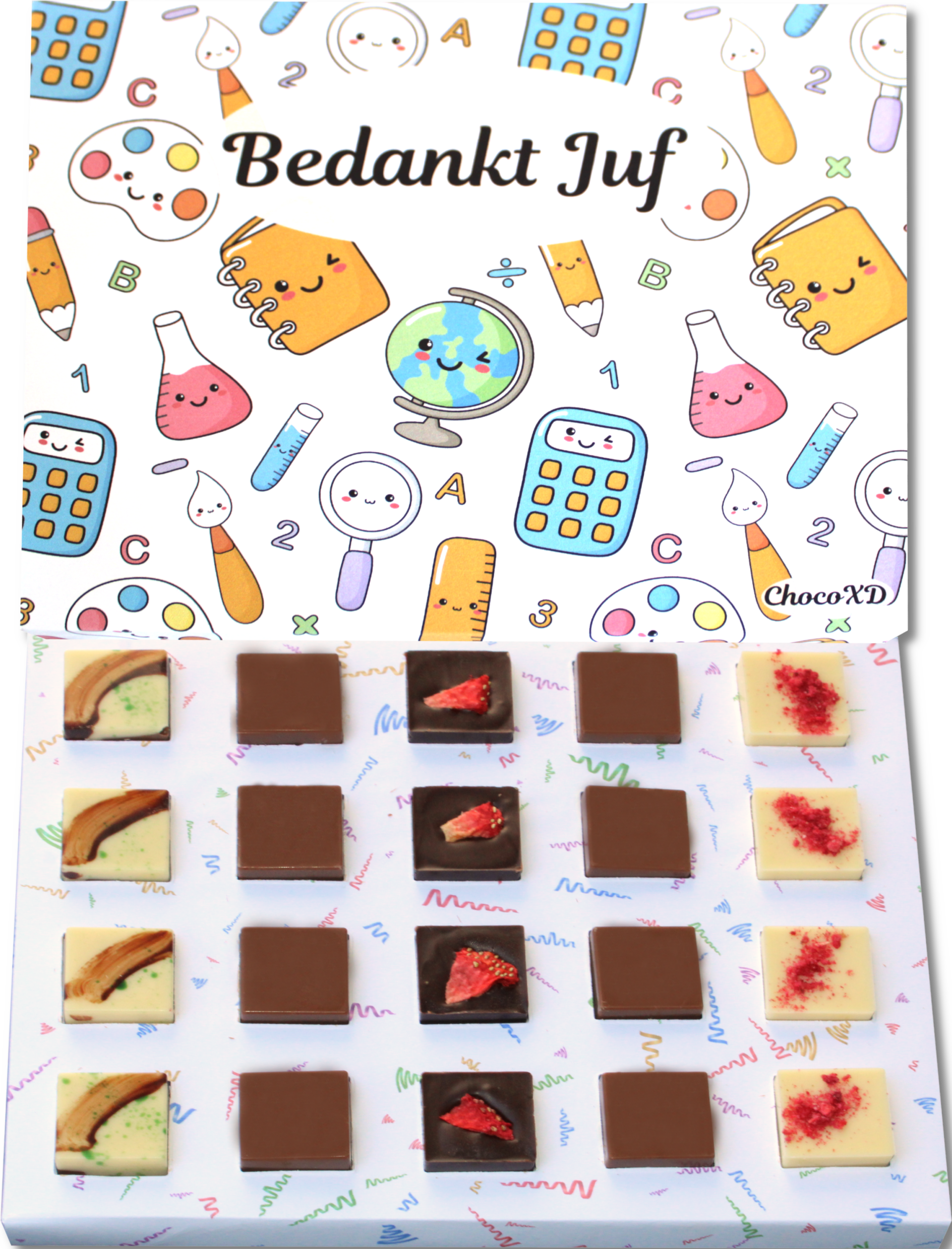 Bedankt Juf chocolade