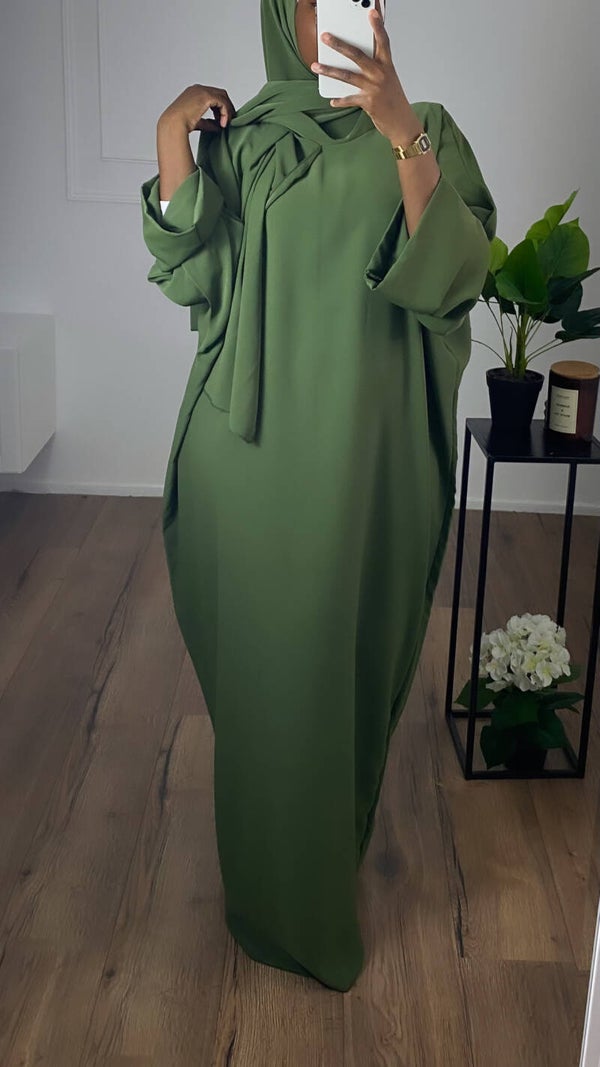 Abaya voile intégrée