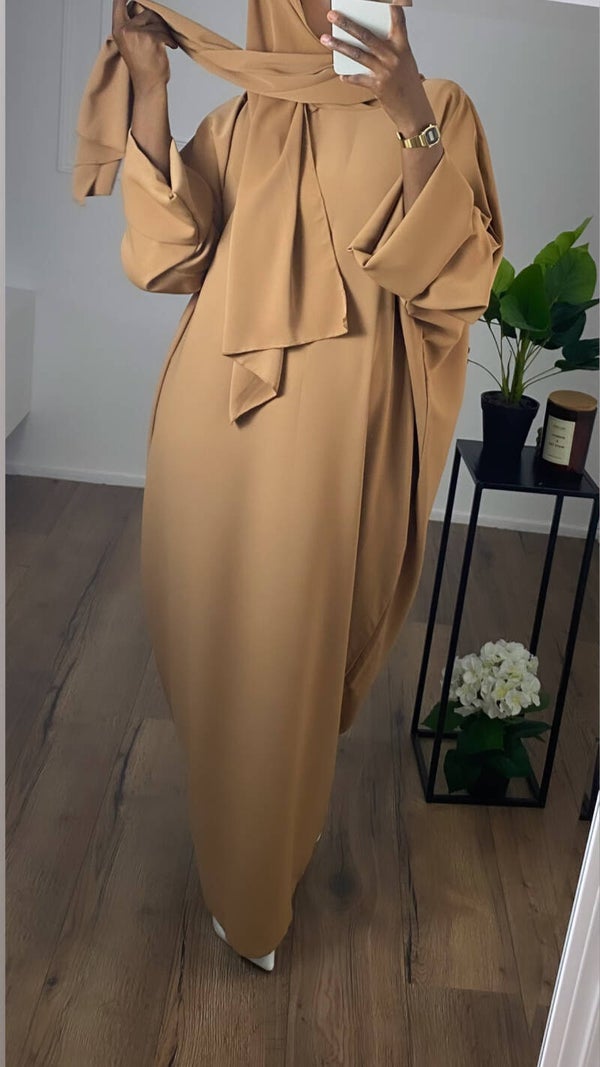Abaya voile intégrée