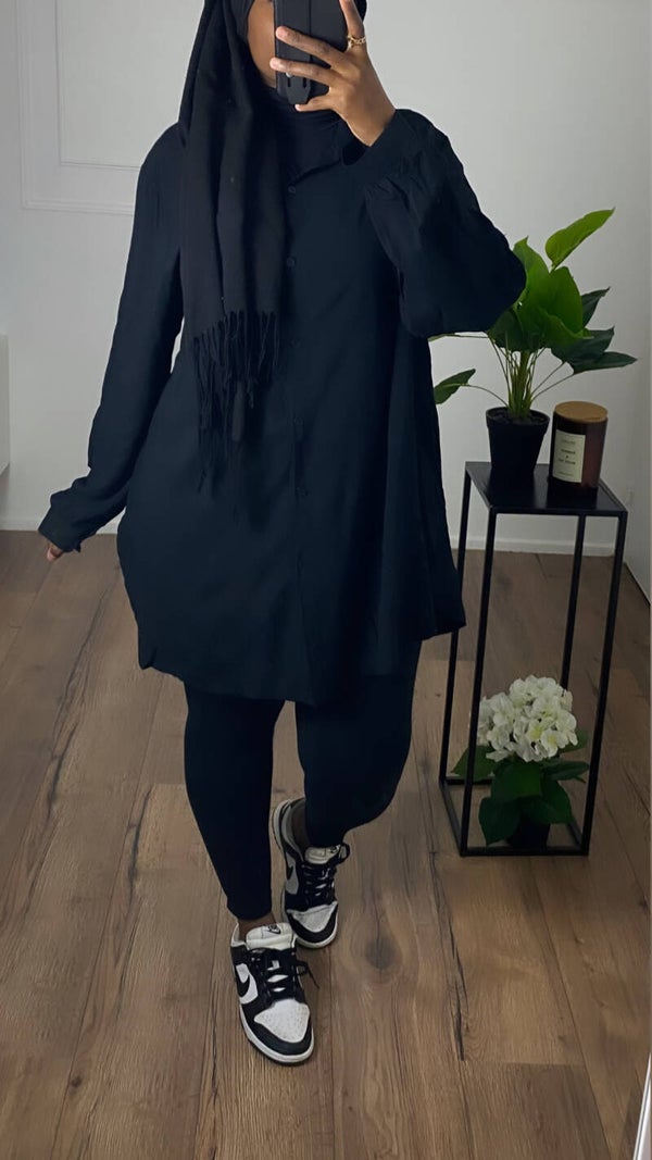 Chemise mi longue