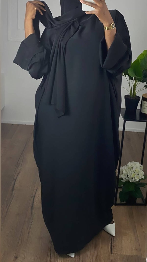 Abaya voile intégrée